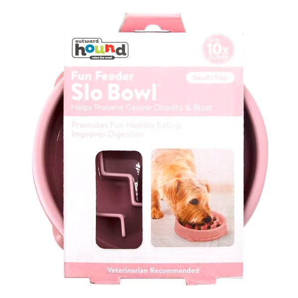 Outward Hound Fun Feeder Slo Bowl Pink Gr. S